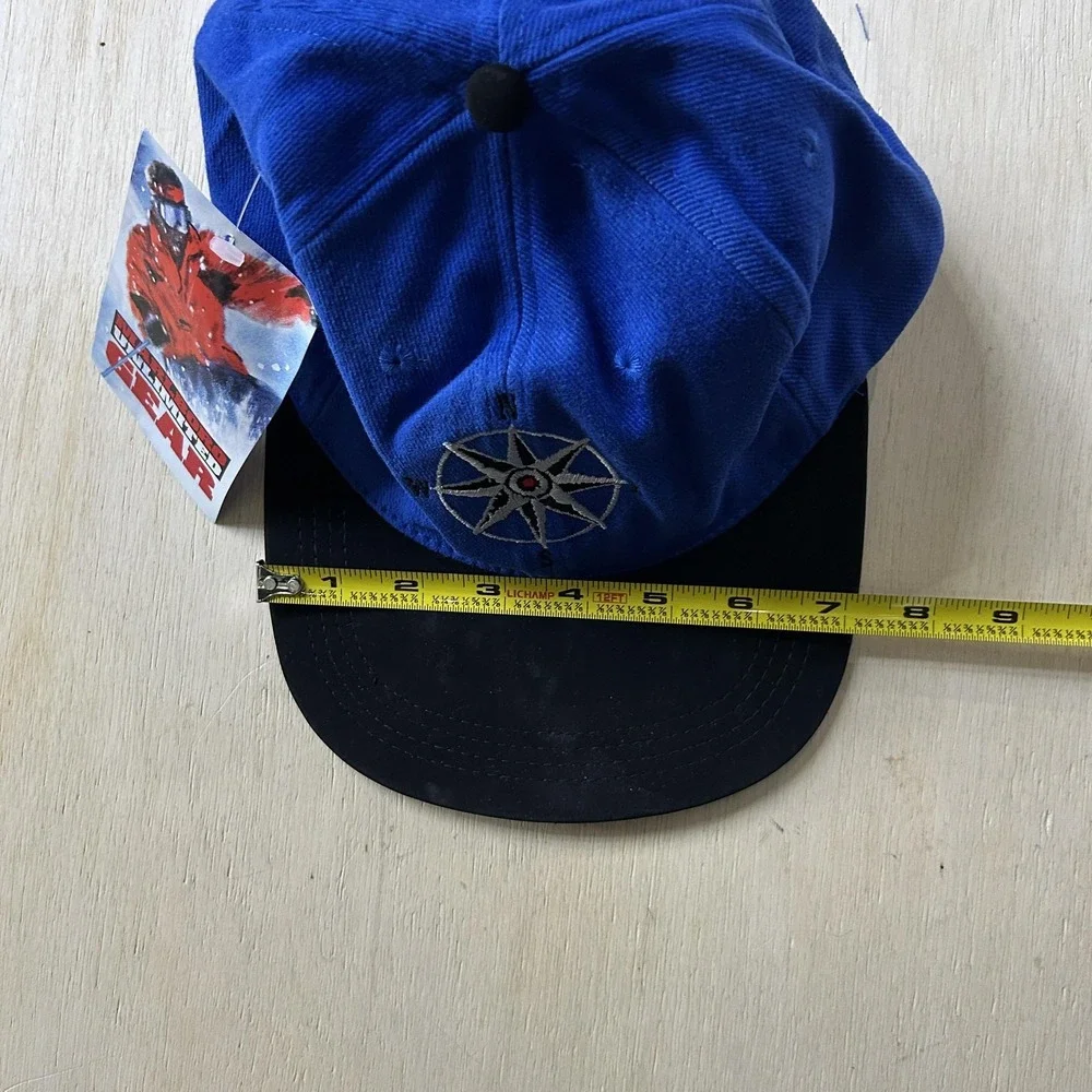 Vintage Marlboro Hat Cap Strap Back Mens One Size Blue Compass Ski Gear Outdoor